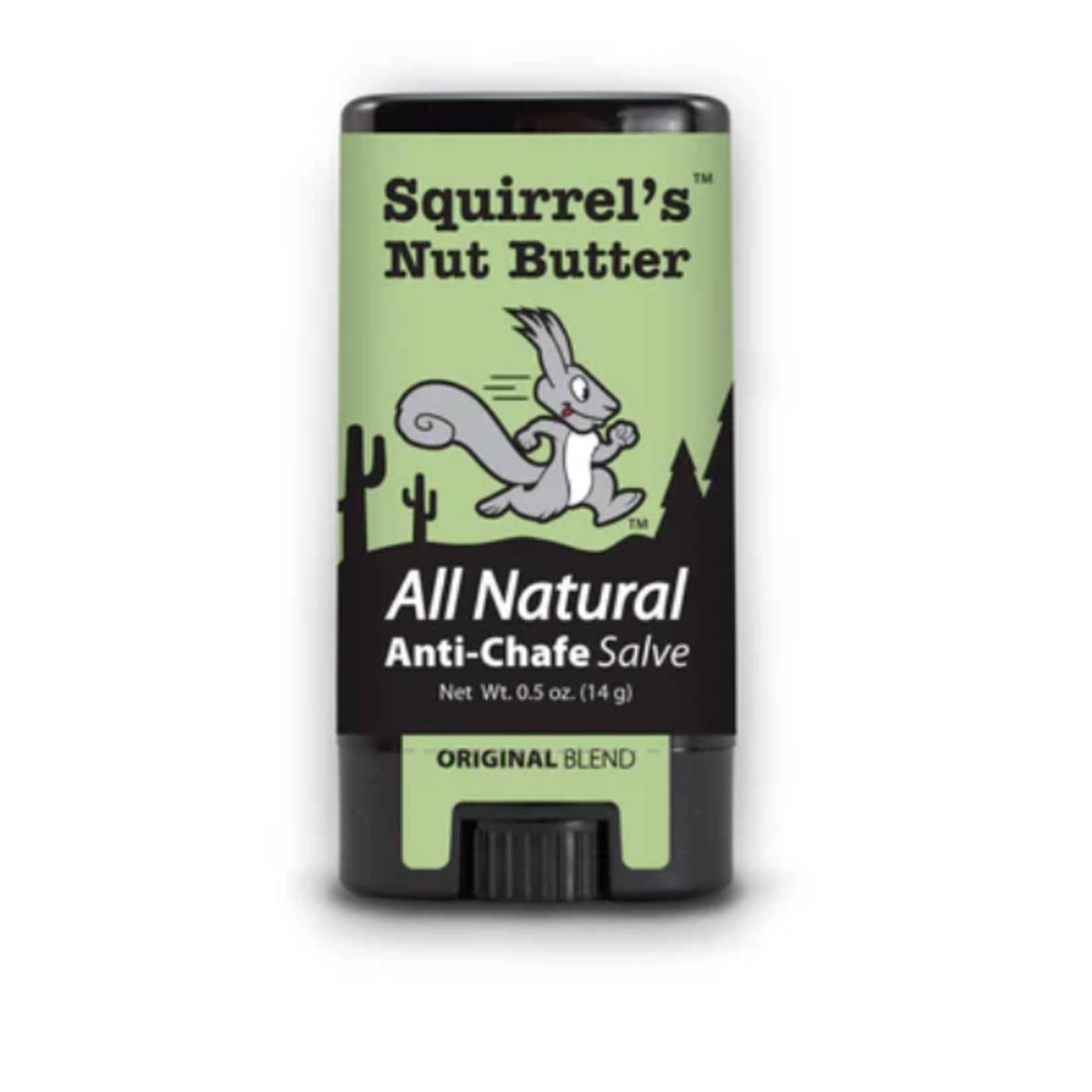Squirrel's Nut Butter Natural Anti-Chafe Salve 0.5 oz  Pocket Stick