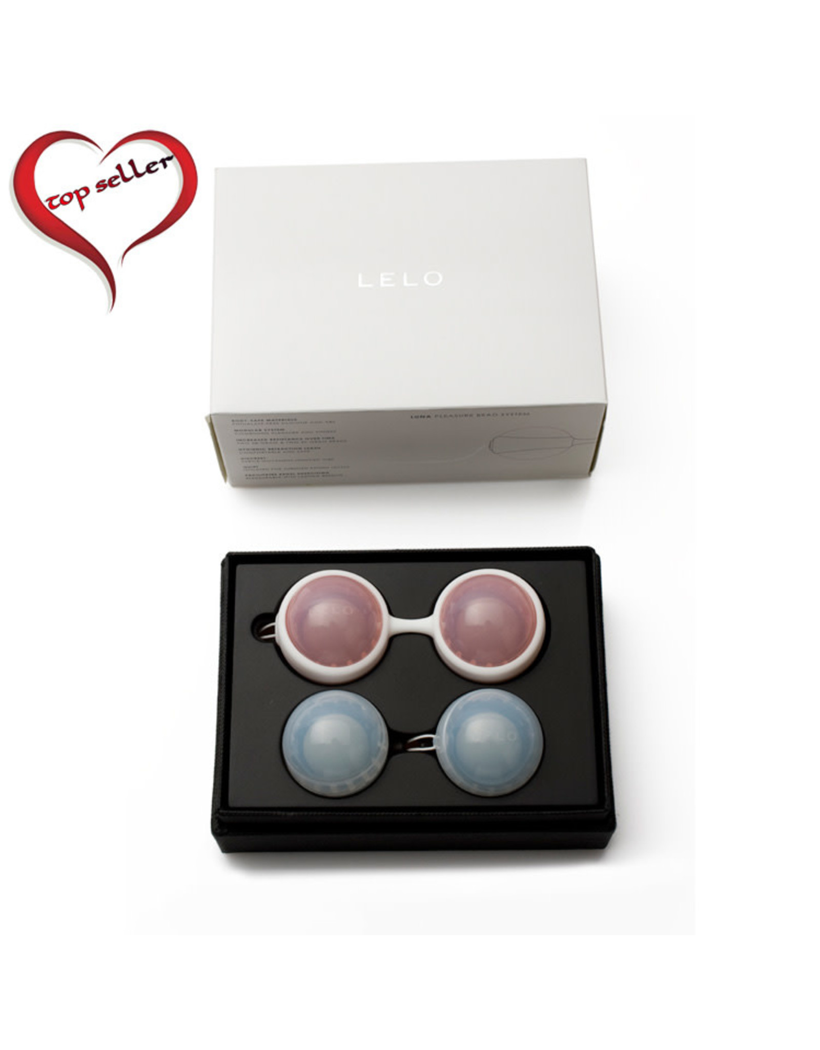 Вагинальные шарики на сцепке Lelo Luna Beads, разноцветные 0305/LEL0305 - LELO - Вагинальные шарики с переменным центром тяжести - Купить