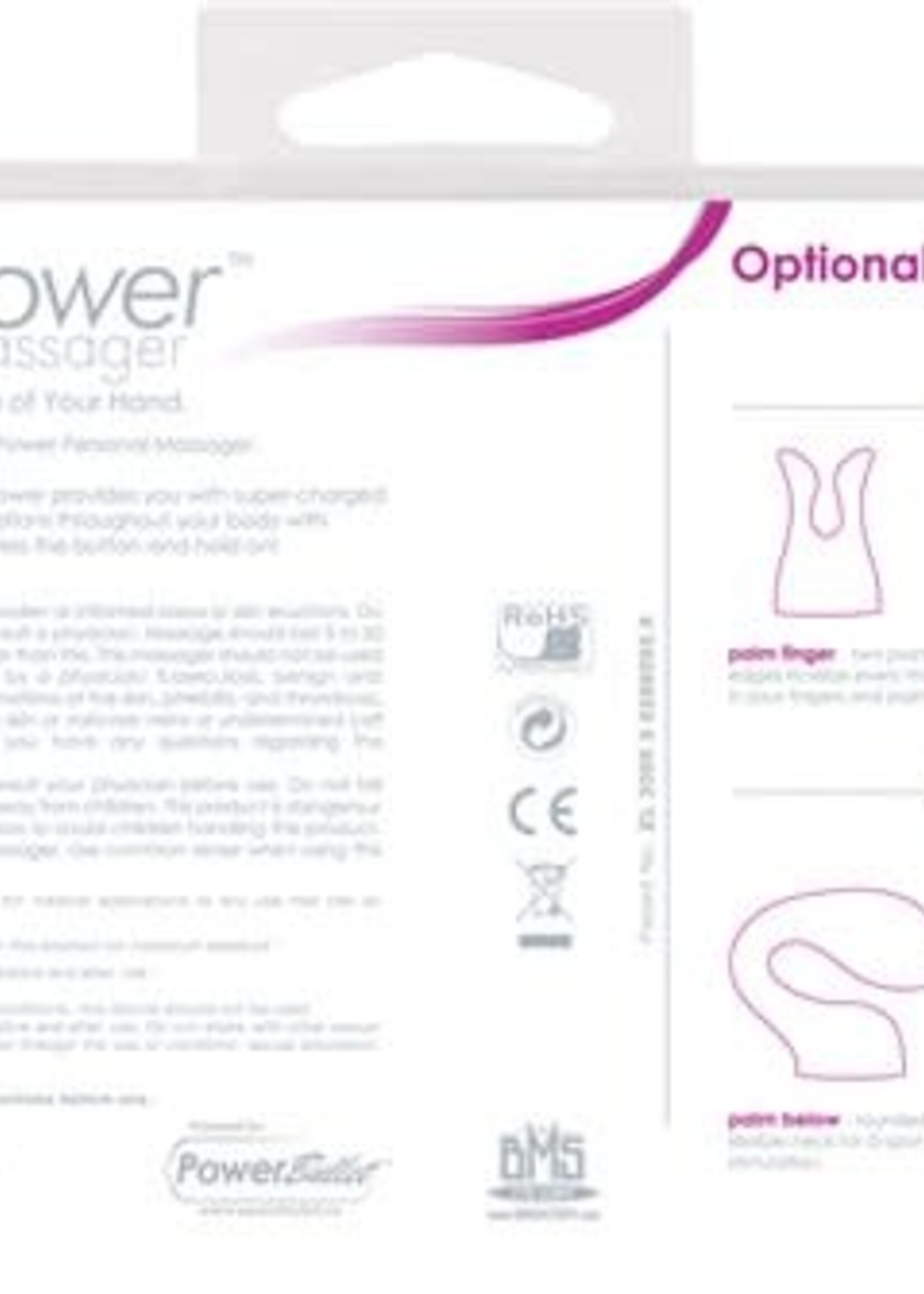 Palm Power Palm Power Massager - Corded - Pink