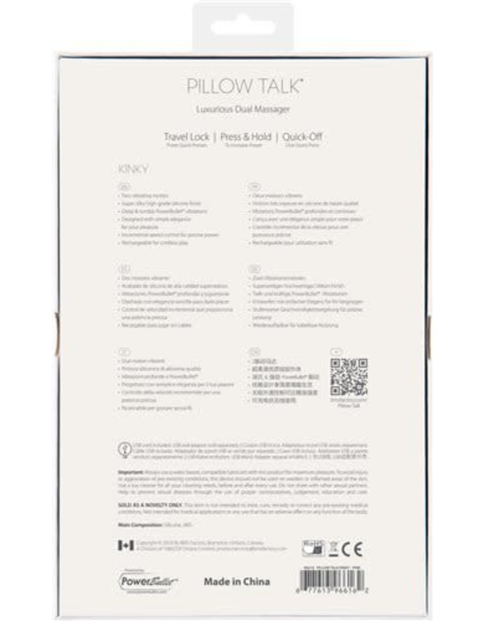 Pillow Talk Pillow Talk - Kinky Luxurious Dual Massager - Pink