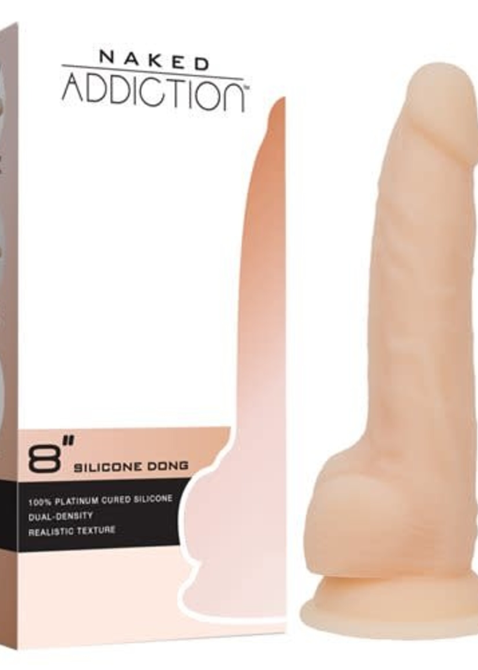 BMS Factory Naked Addiction 8" Silicone Dong