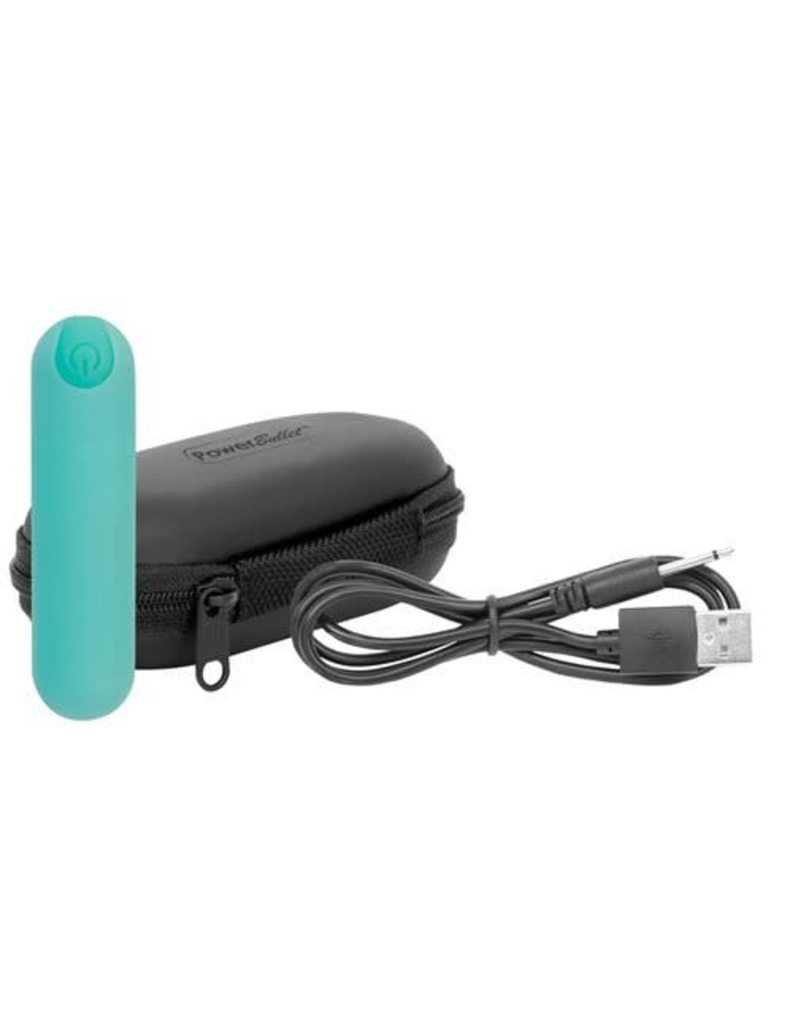 Essential 3" Rechargeable Bullet w/9 Functions (teal)