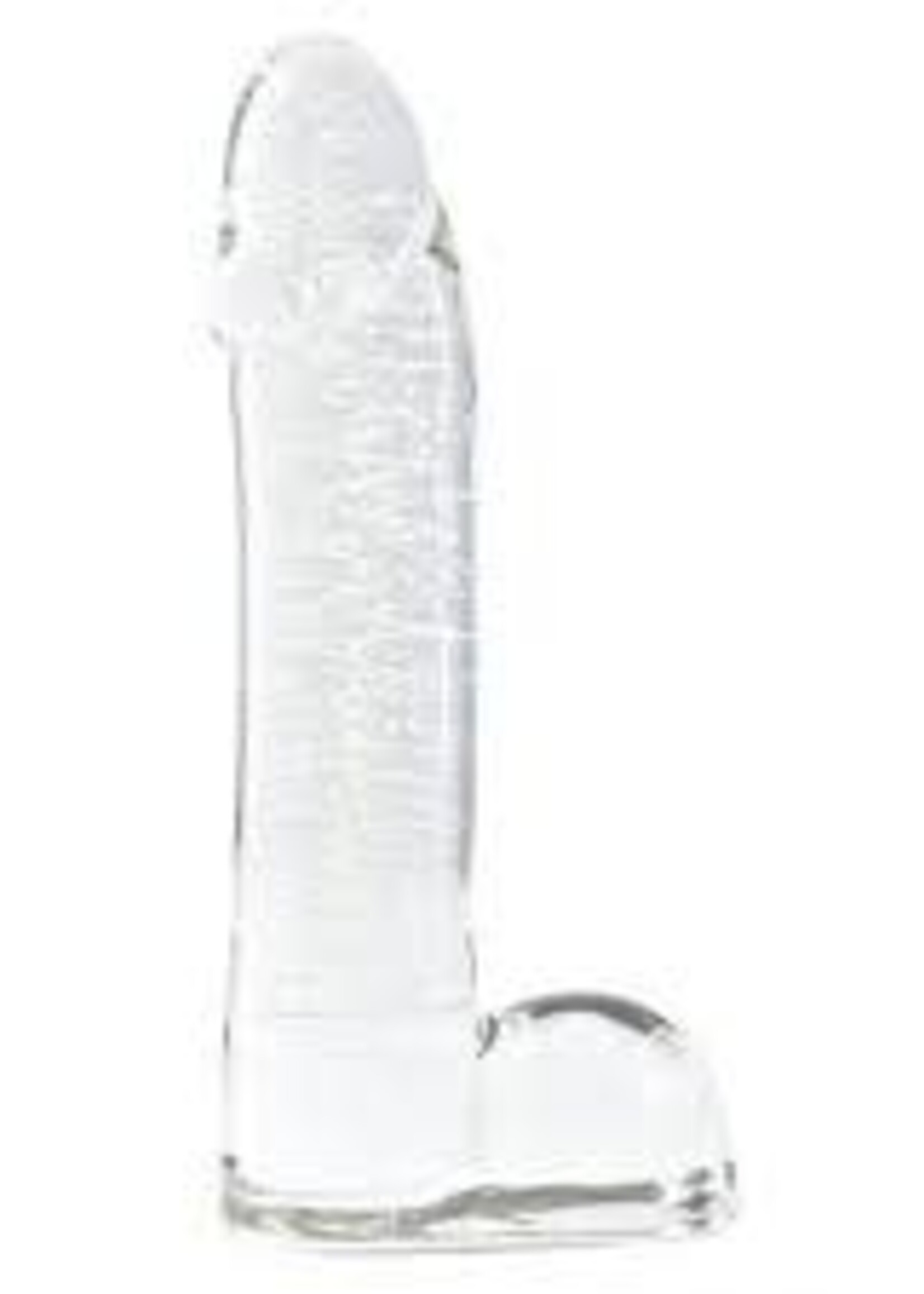 NS Novelties Firefly - Smooth Glass Ballsy Dildo - Glow in the Dark