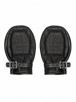 Shots Pain- Padded Leather Bondage Mittens W/ Metal Spikes
