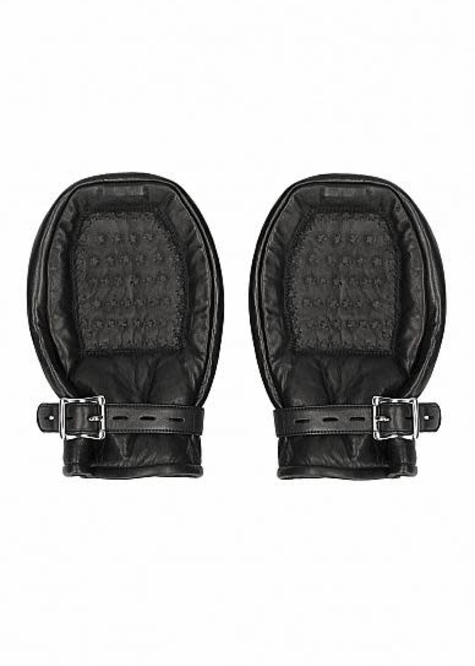Shots Pain- Padded Bondage Mittens W/ Metal Spikes