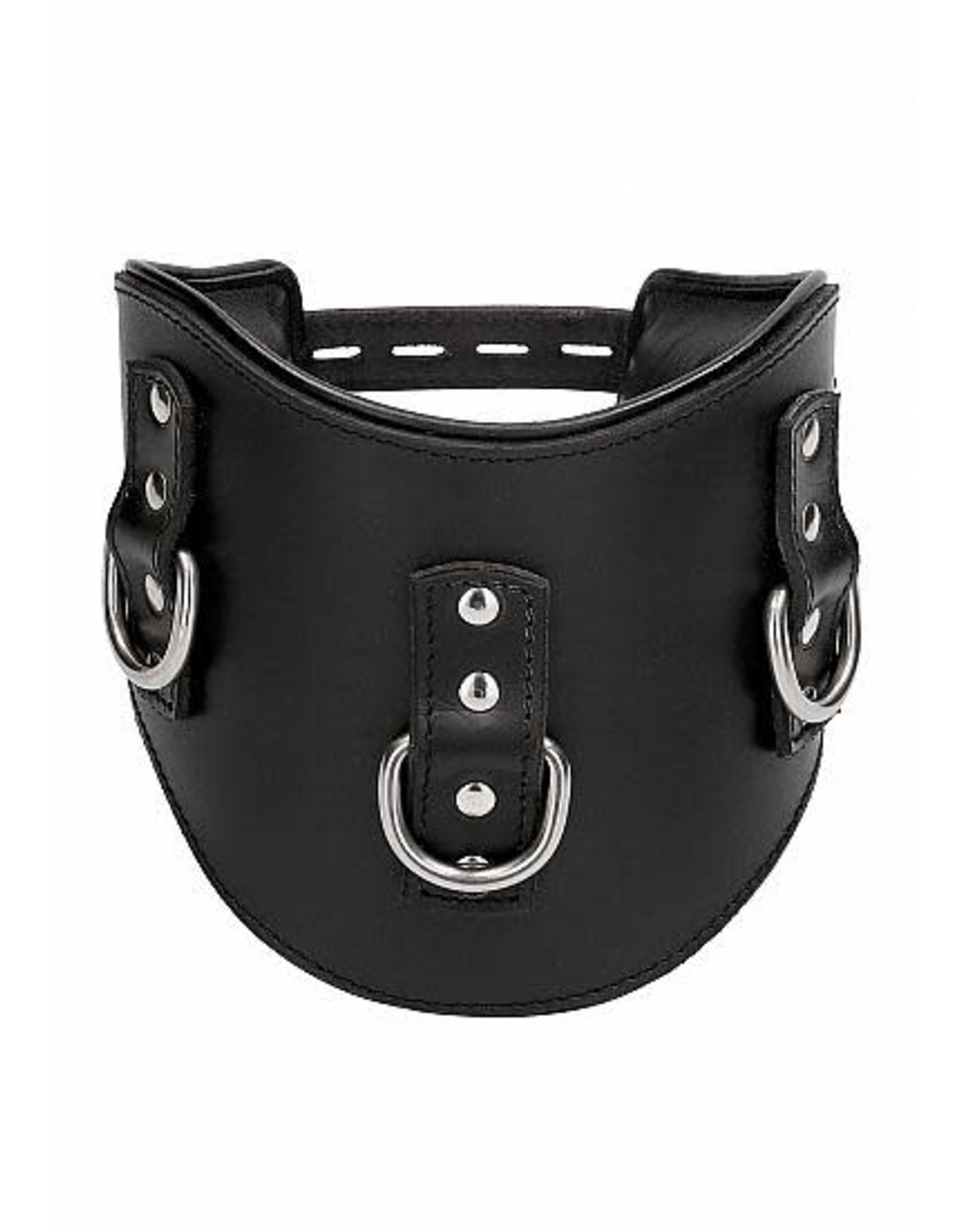 Shots Toys Pain - Heavy Duty Leather Padded Posture Collar