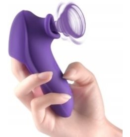 Tracy's Dog Tracy's Dog - Clitoral Sucking Vibrator With Finger Sleeve- Little Witch - Purple