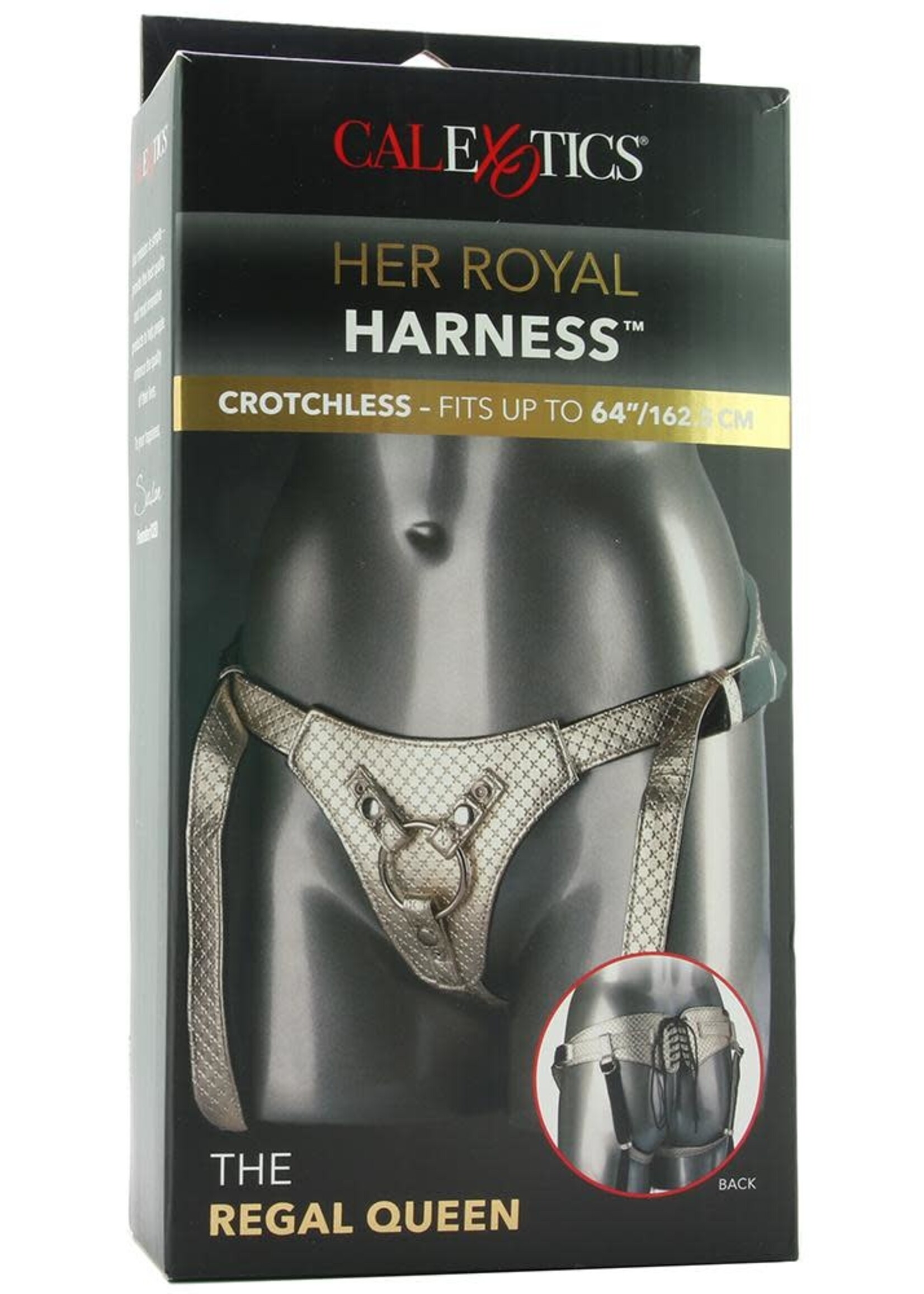 Calexotics Her Royal Harness The Regal Queen (Gold)