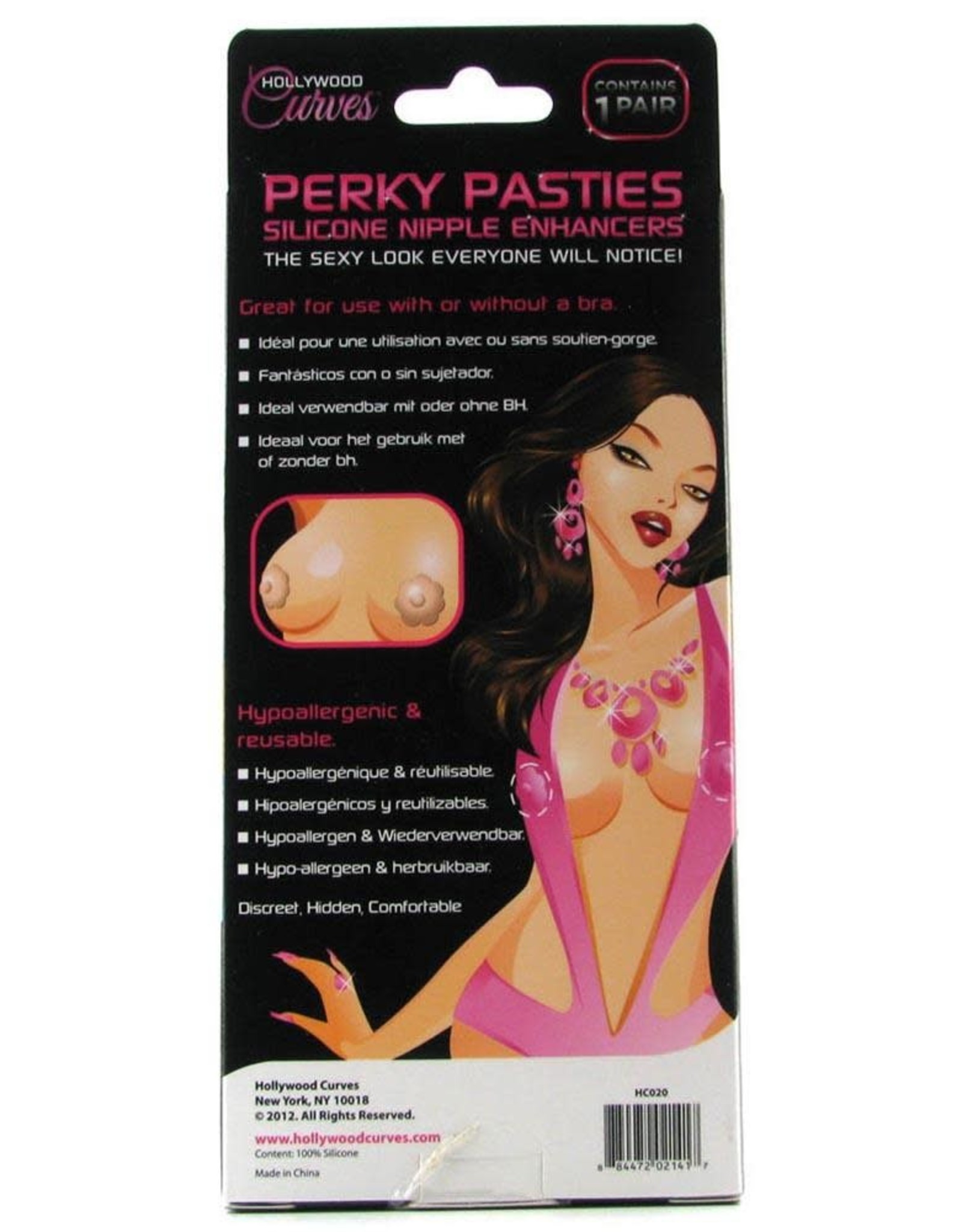 XGEN Hollywood Curves Perky Pasties Silicone Nipple Enhancers