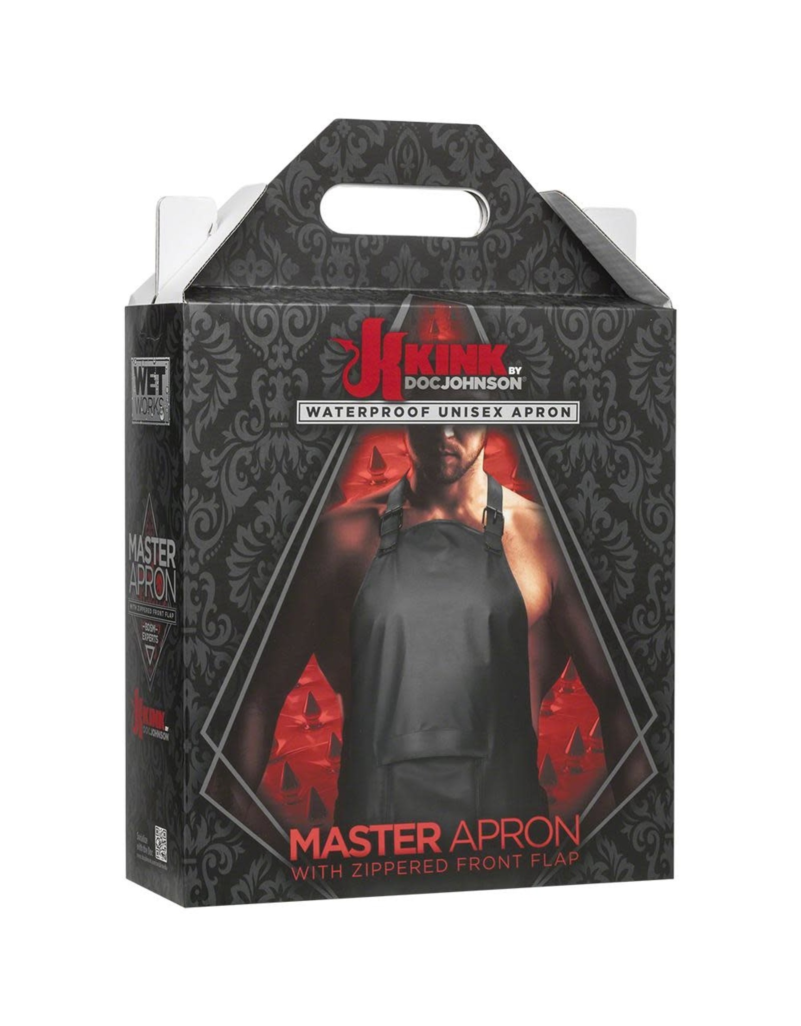 Kink by Doc Johnson Kink Wet Works Master Apron With Zippered Flap