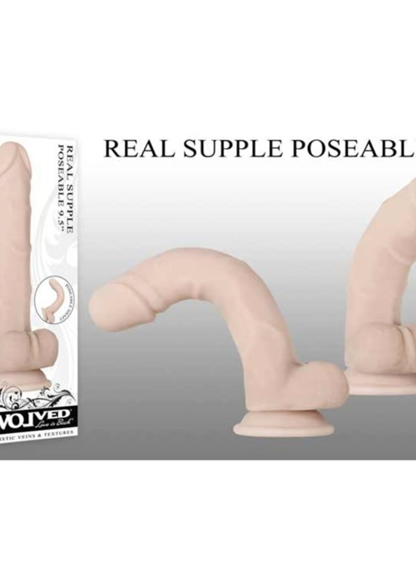 Evolved Evolved - Real Supple Poseable Dildo 9.5”