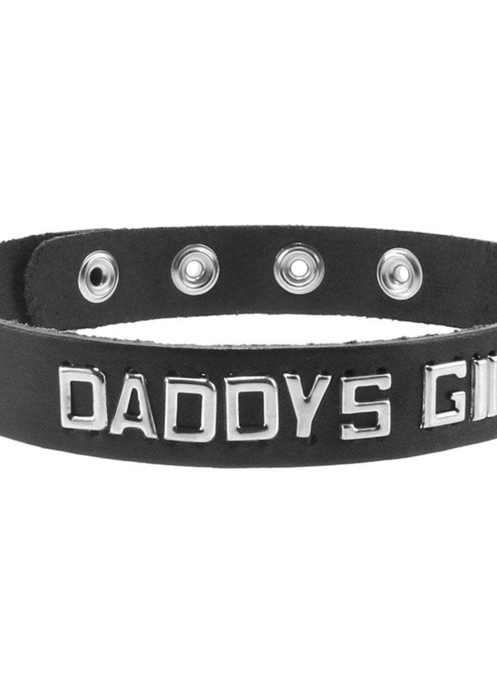Spartacus Daddy's Girl Leather Word Band Collar