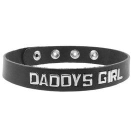 Spartacus Daddy's Girl Leather Word Band Collar