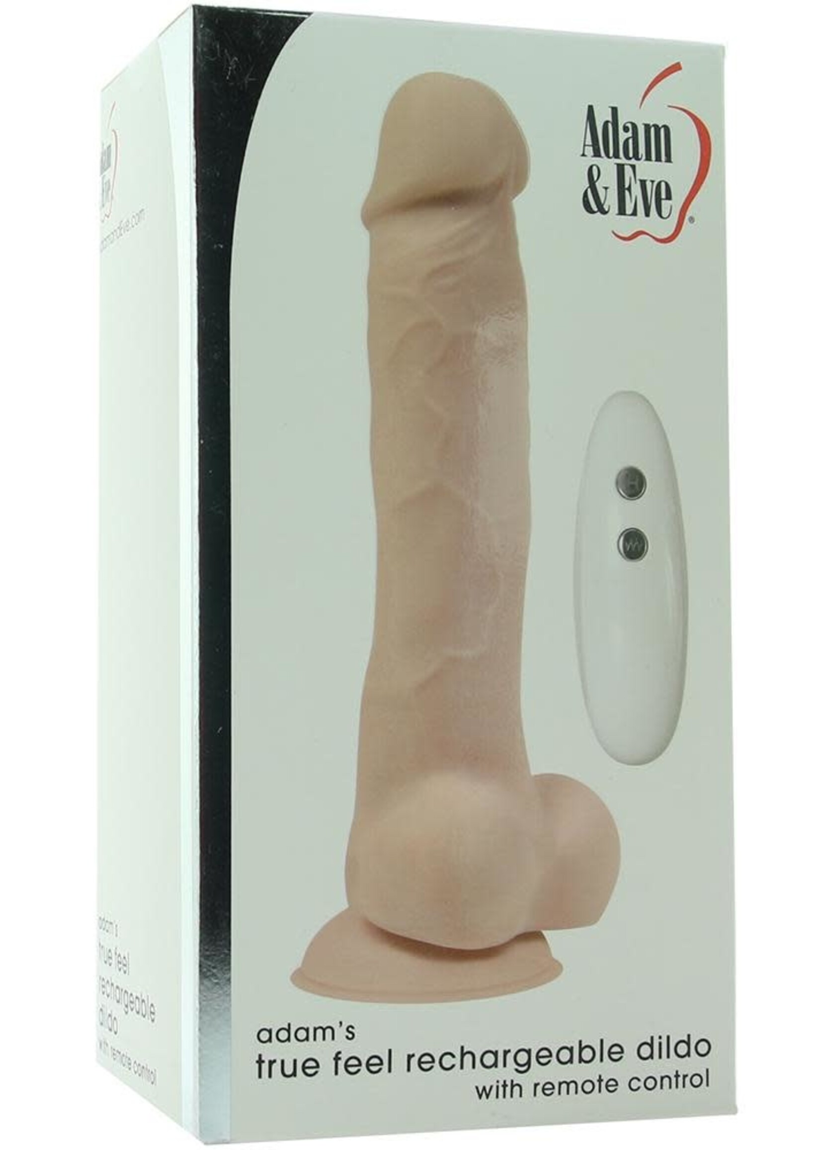 Adam & Eve Adams True Feel Remote Control  Vibrating Dildo