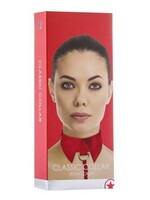 Ouch! - Classic Collar with Leash in Red