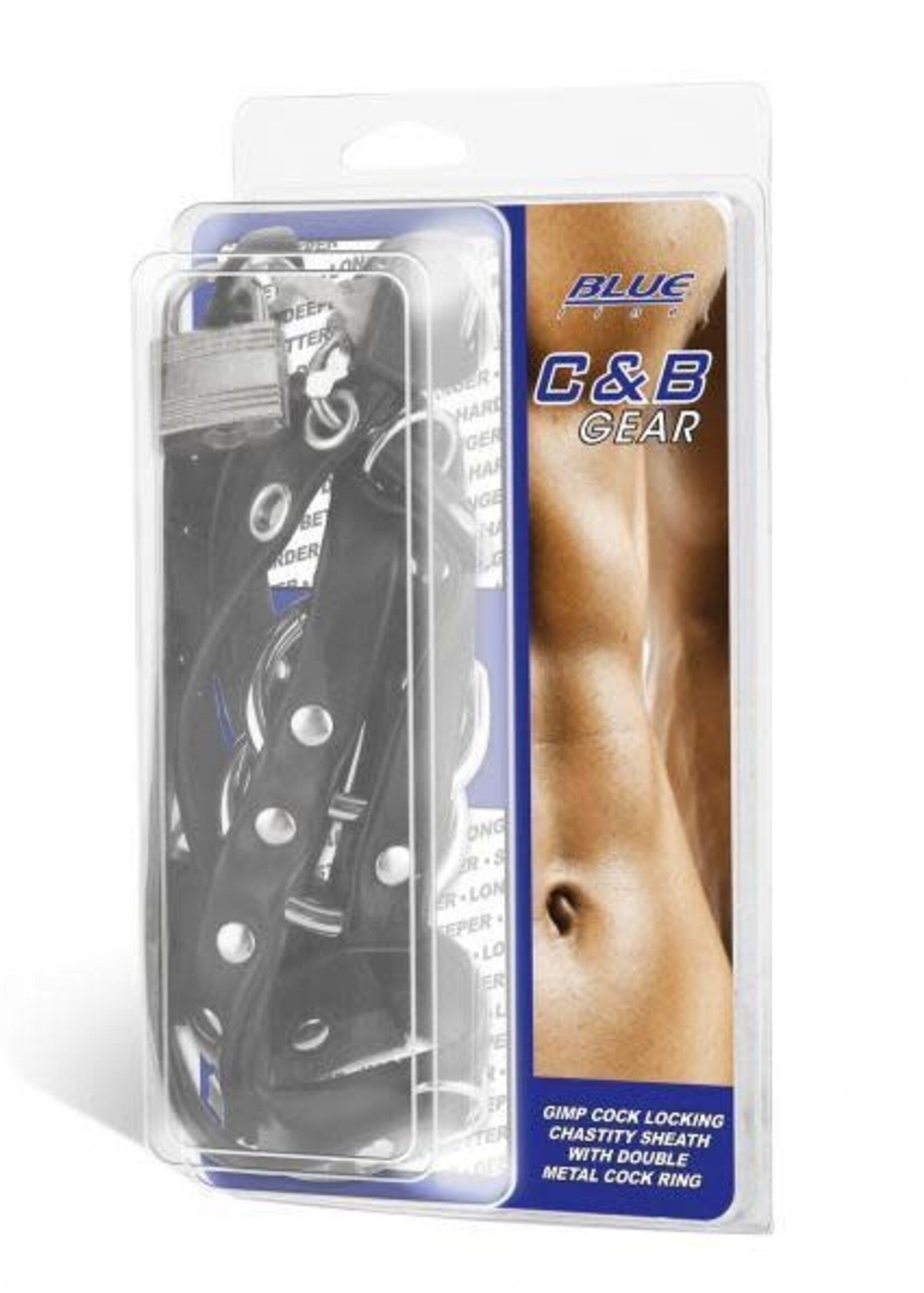 Blueline - Gimp Cock Locking Chastity Sheath