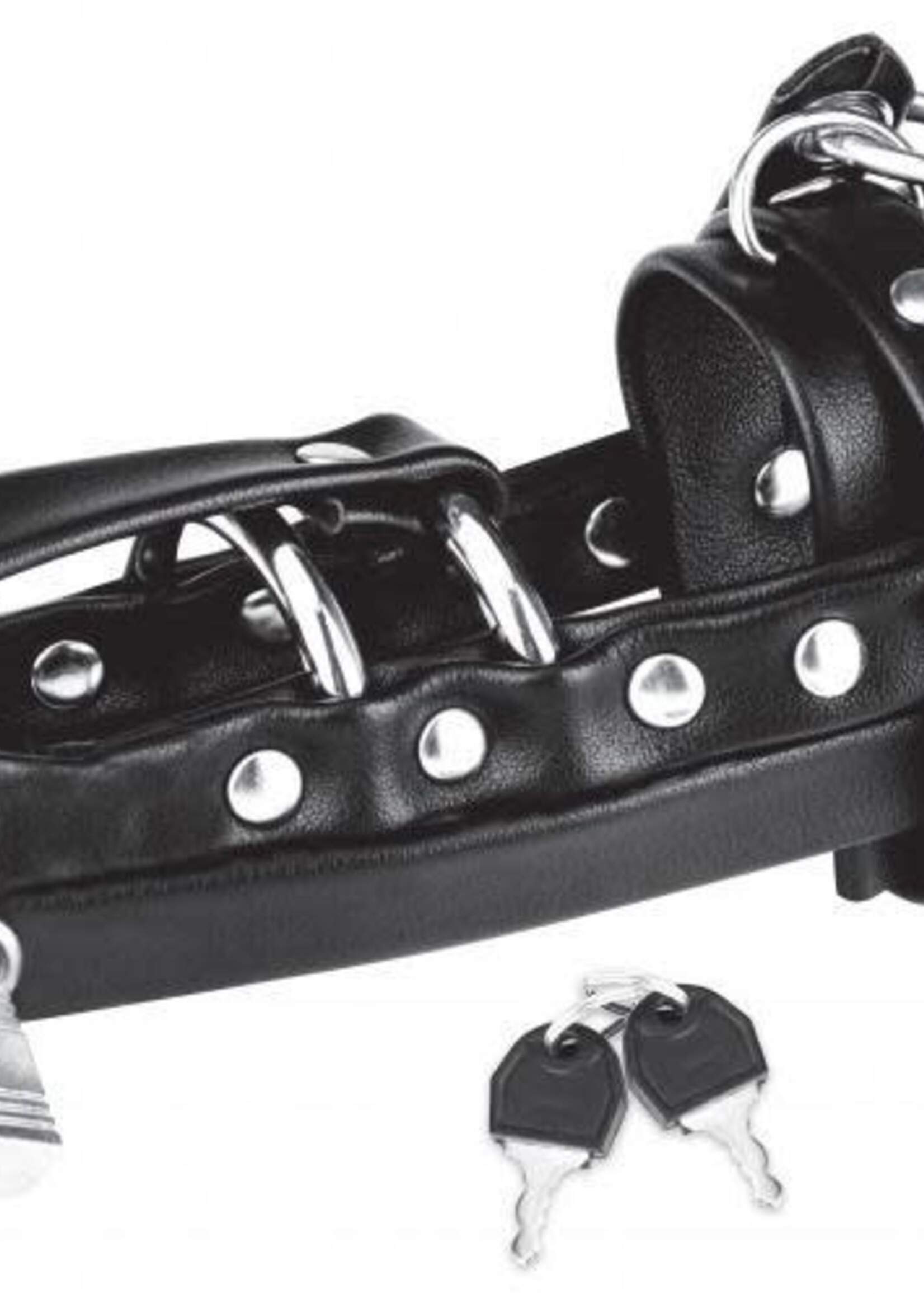 Blueline - Gimp Cock Locking Chastity Sheath