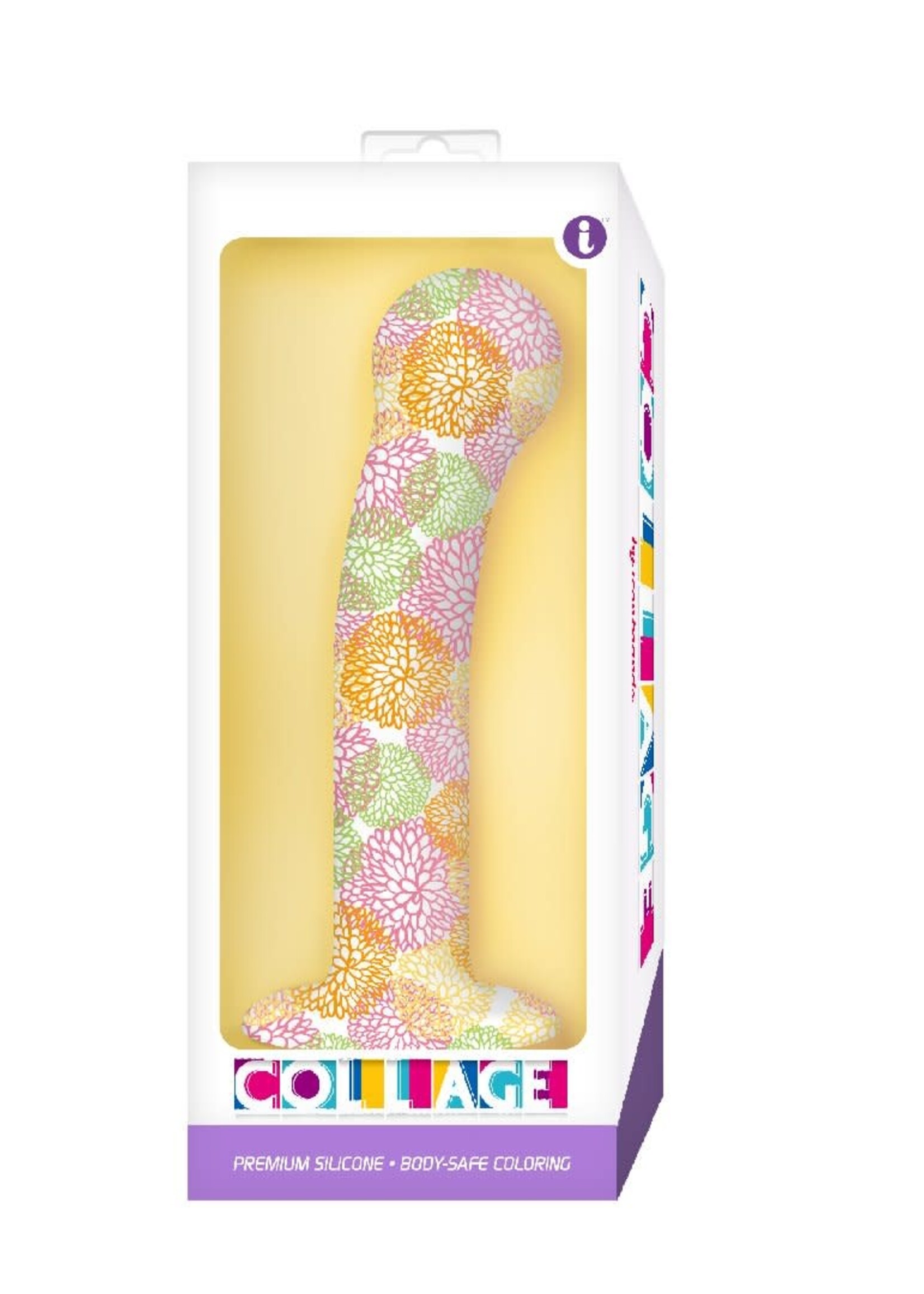 Icon Brands Collage - Catch the Bouquet Silicone G-Spot Dildo