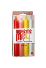 Icon Brands Make Me Melt - Sensual Warm Drip Candles - 4 pk - Pastel