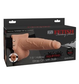 Fetish Fantasy Series Fetish Fantasy Series - 7.5" Squirting Strap-On With Balls