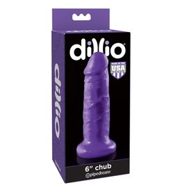 Pipedream Dillio - 6" Chub Dildo - Purple