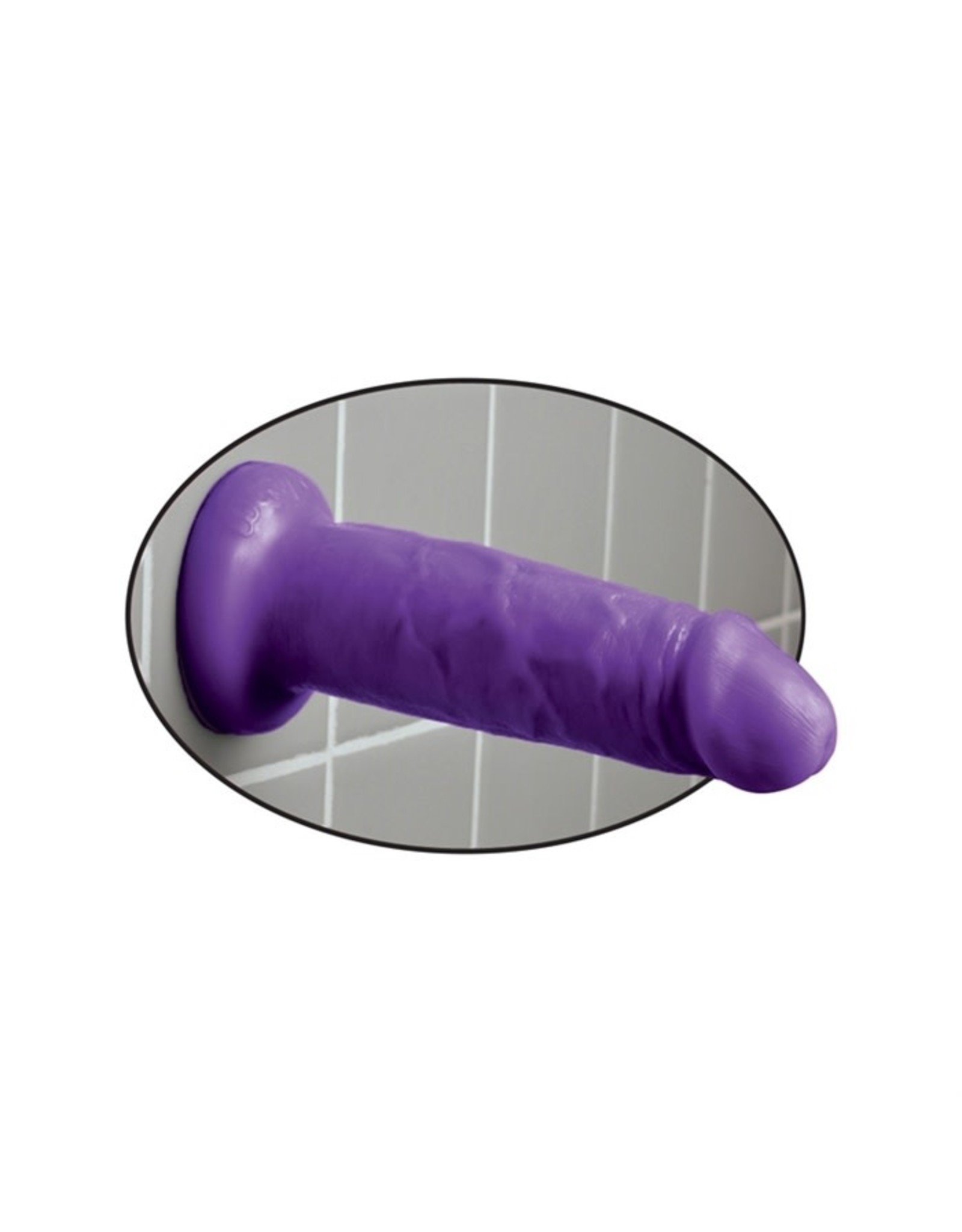 Pipedream Dillio - 6" Chub Dildo - Purple