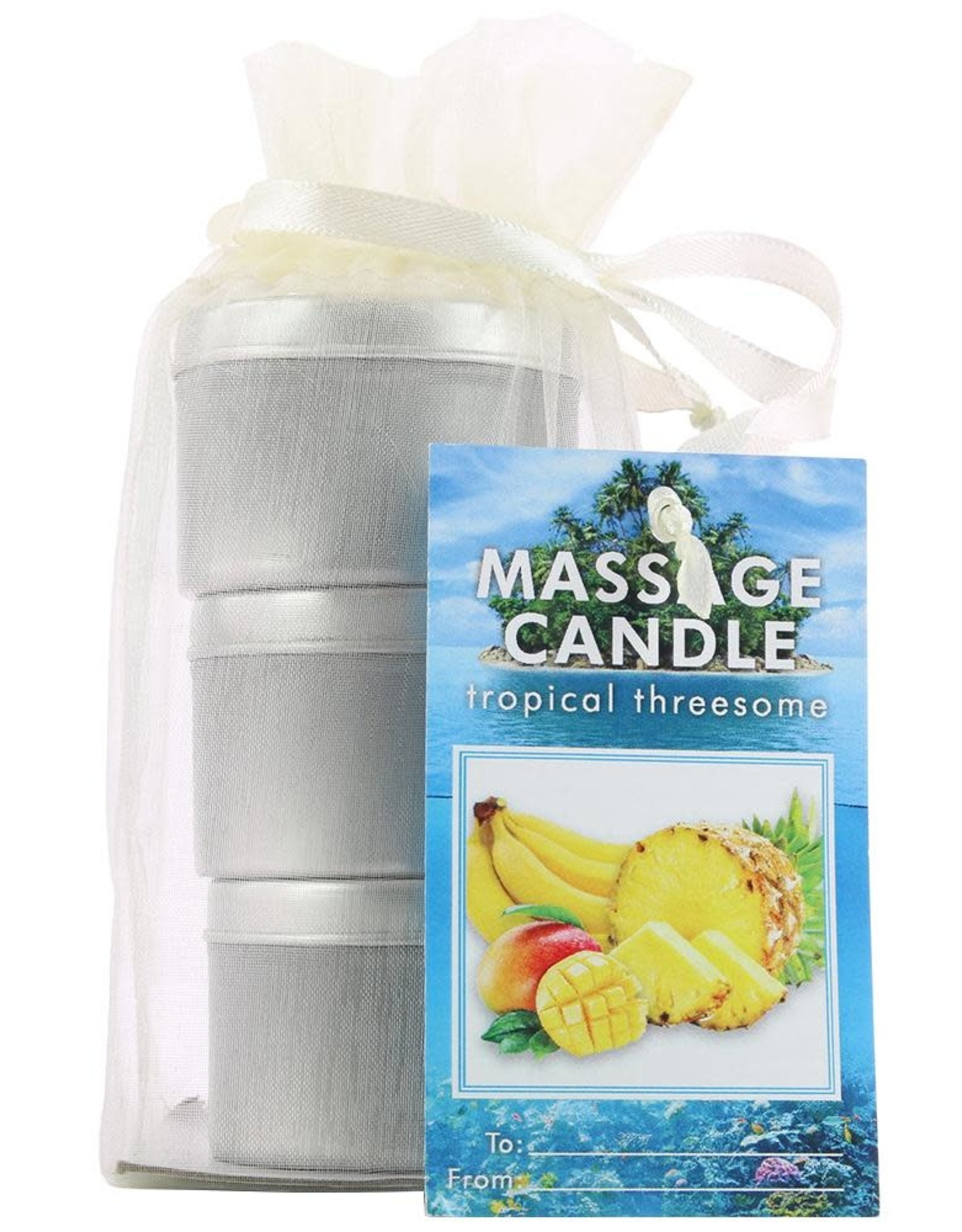 Earthly Body 3-in-1 Candle Trio Gift Bag - Tropical Threesome