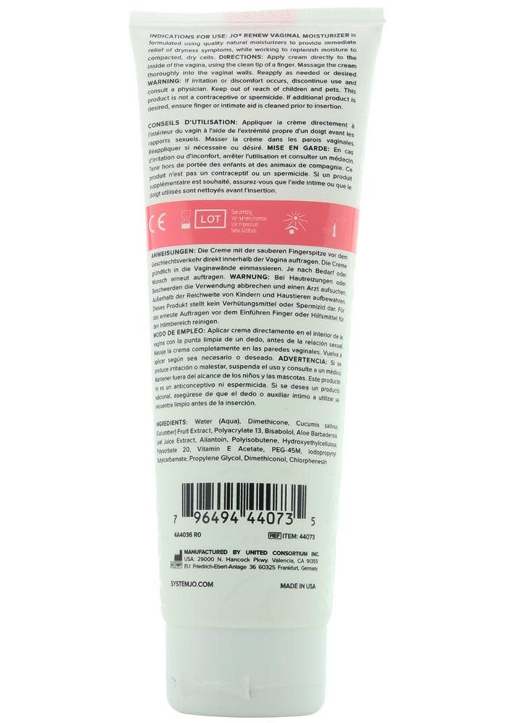 Jo - H2O Renew Vaginal Moisturizer (4 oz)