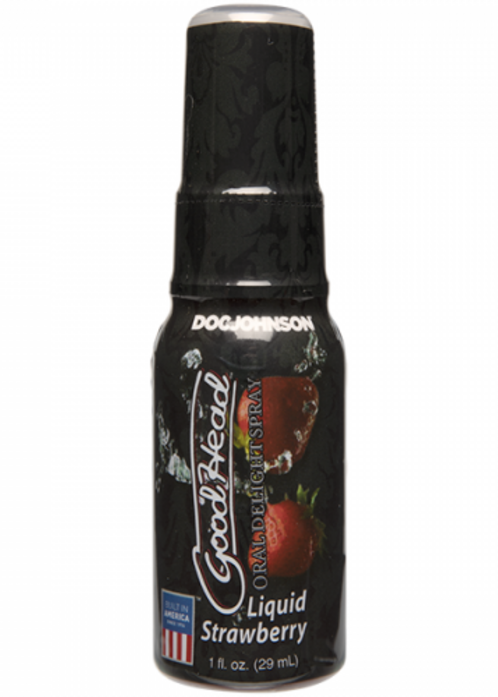 Doc Johnson GoodHead - Oral Delight Spray - Liquid Strawberry - 1 oz
