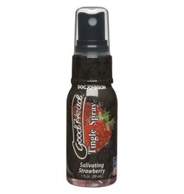 Doc Johnson GoodHead - Tingle Spray - Salivating Strawberry - 1 oz