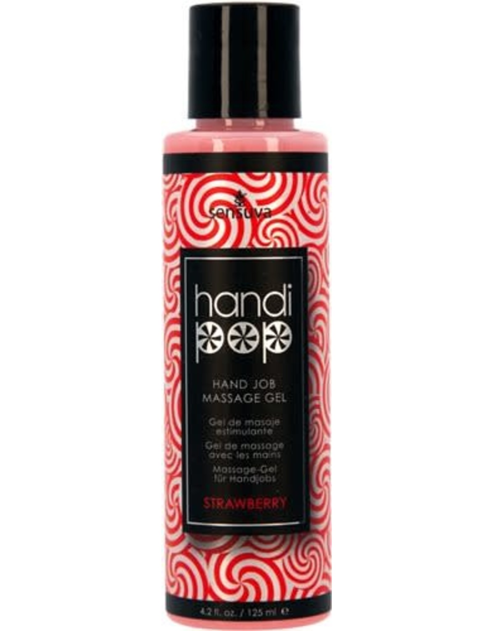 Sensuva Sensuva - HandiPop Edible Massage Gel - Strawberry (4oz)