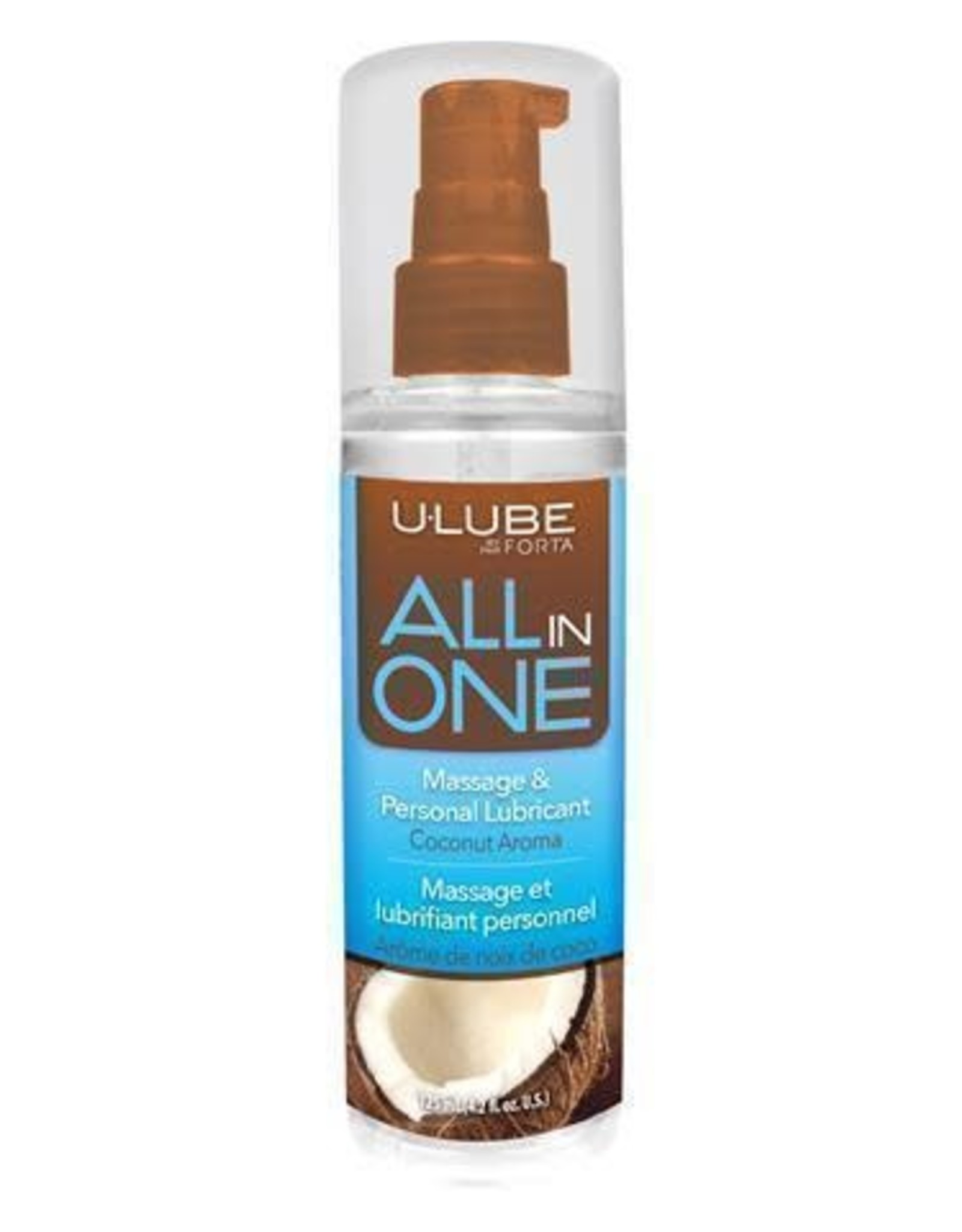 All in One Massage/Lubricant - Coconut - 4.2 oz