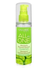 All in One Massage/Lubricant - Cucumber - 4 oz