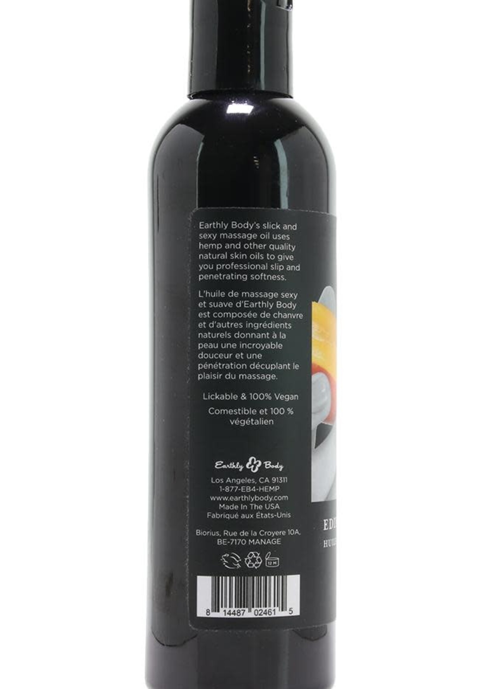 Earthly Body Earthly Body - Edible Massage Oil - Mango - 8oz