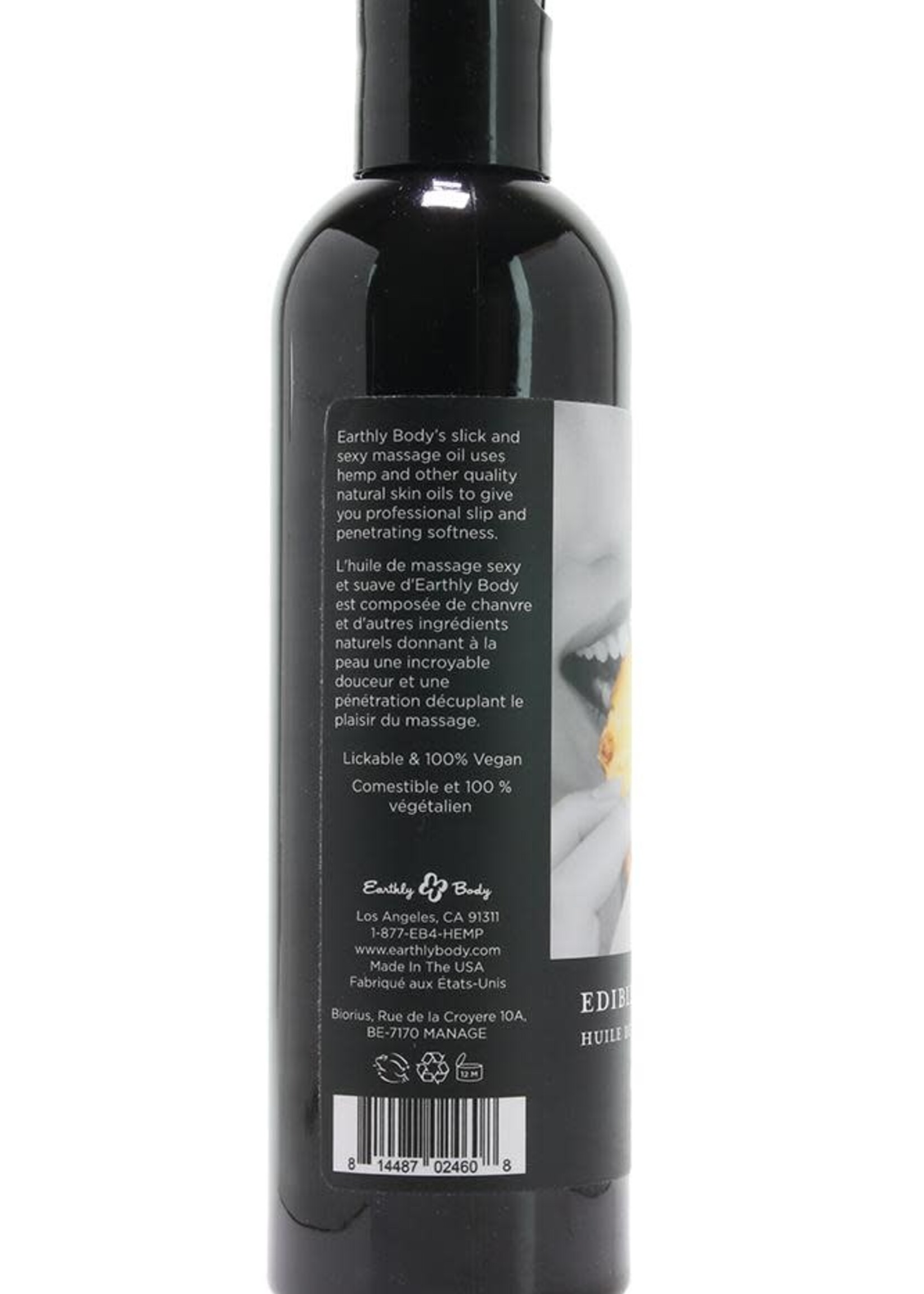 Earthly Body Earthly Body - Edible Massage Oil - Pineapple - 8oz