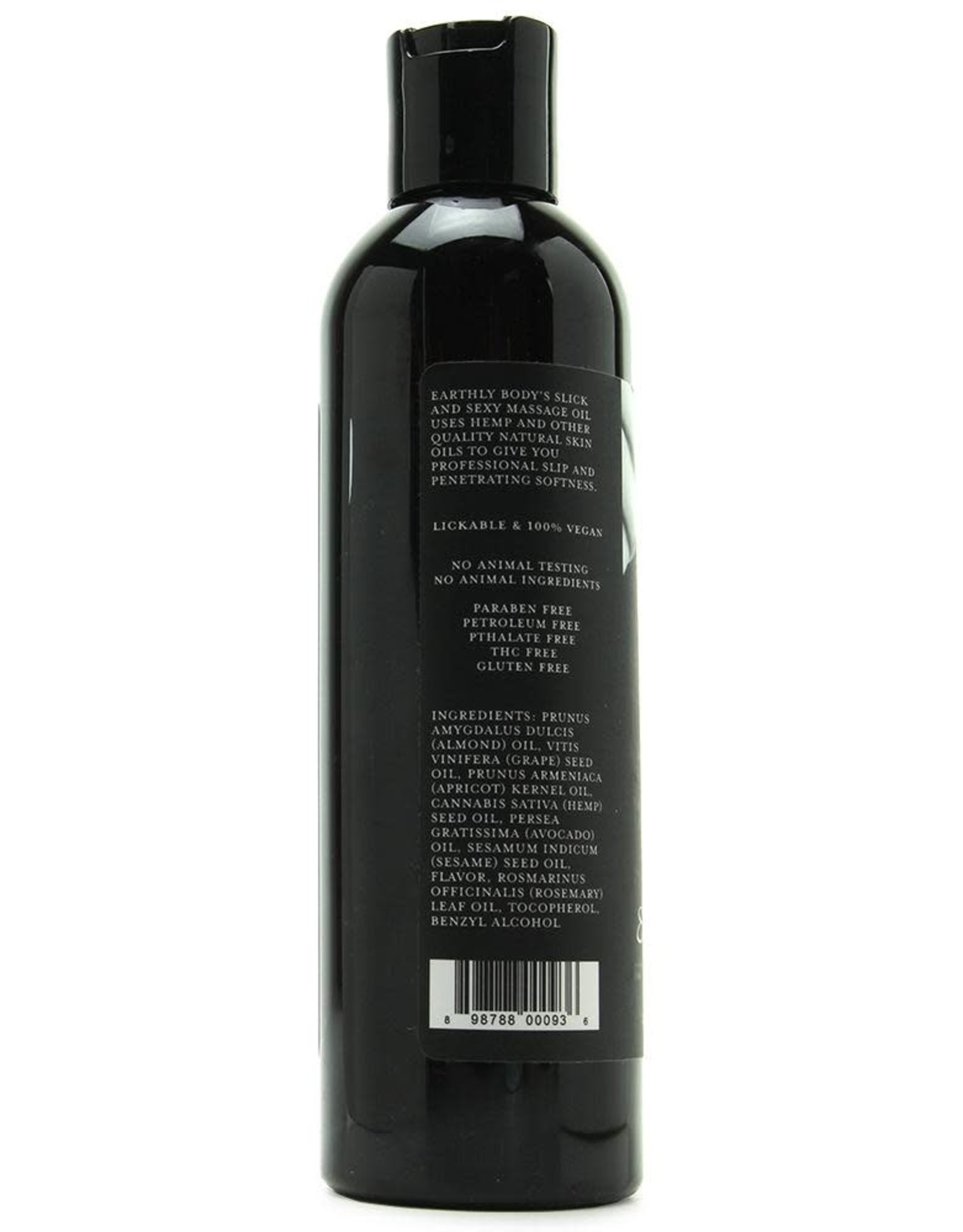 Earthly Body Earthly Body - Edible Massage Oil - Strawberry - 8 oz