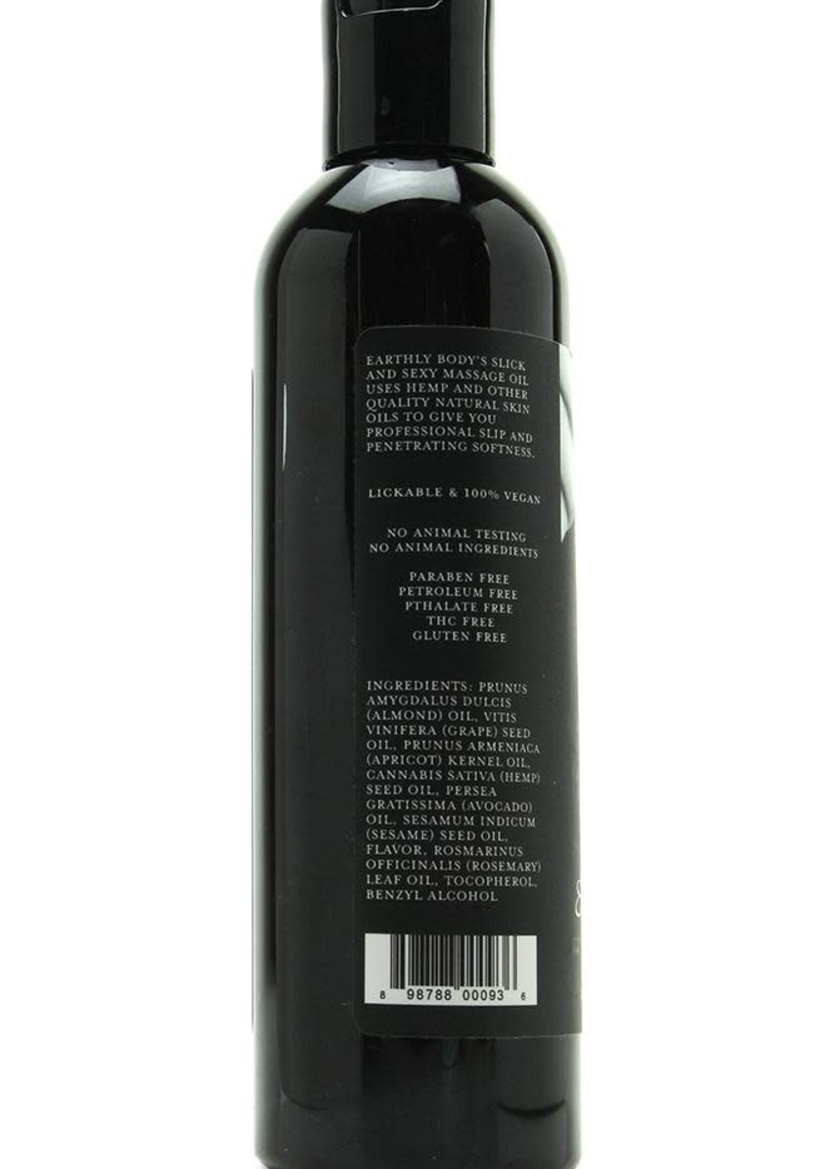 Earthly Body Earthly Body - Edible Massage Oil - Strawberry - 8 oz