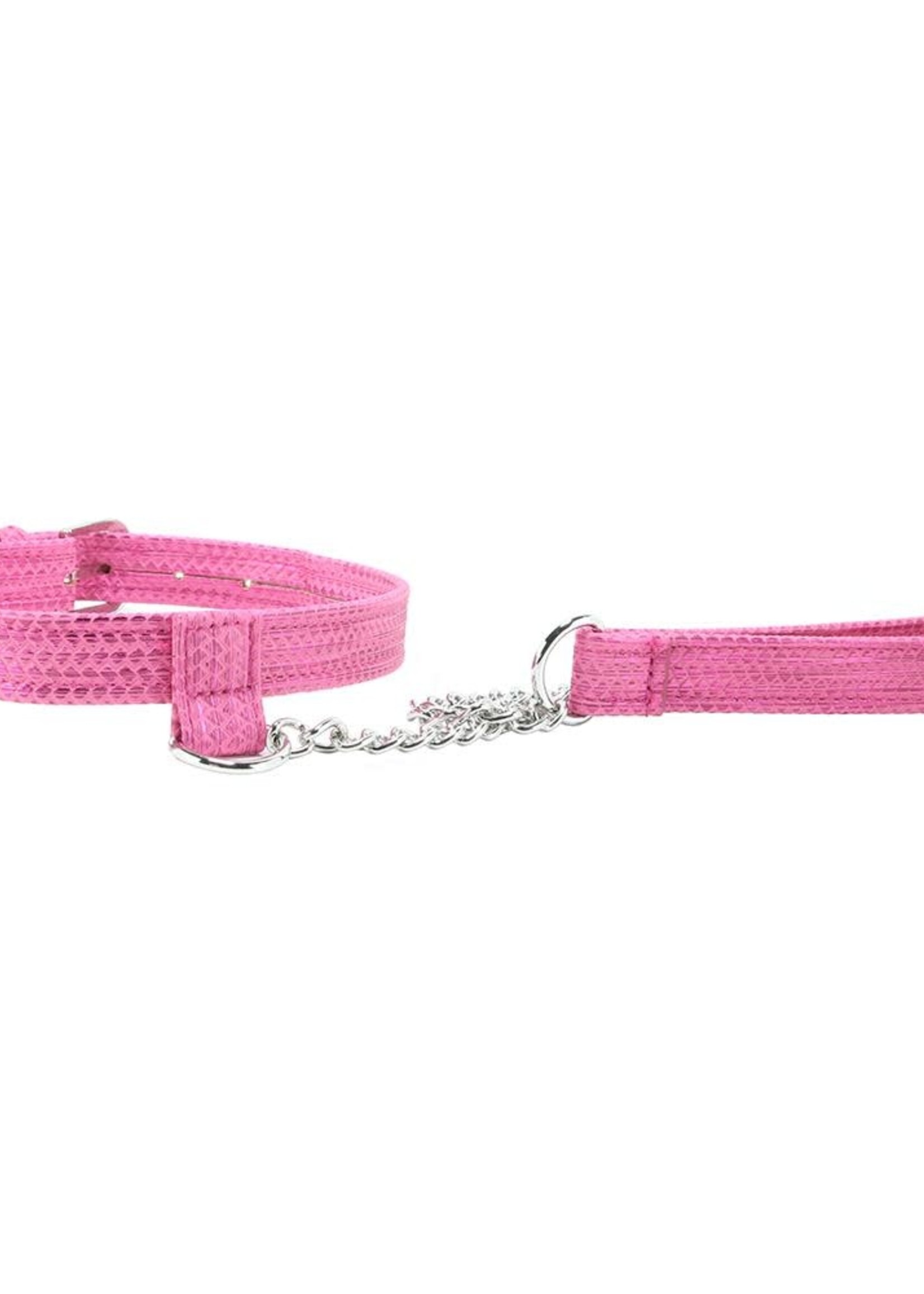 Calexotics Tickle Me Pink - Collar and Leash