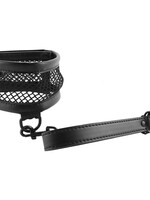 Sportsheets Sex & Mischief Fishnet Collar & Leash