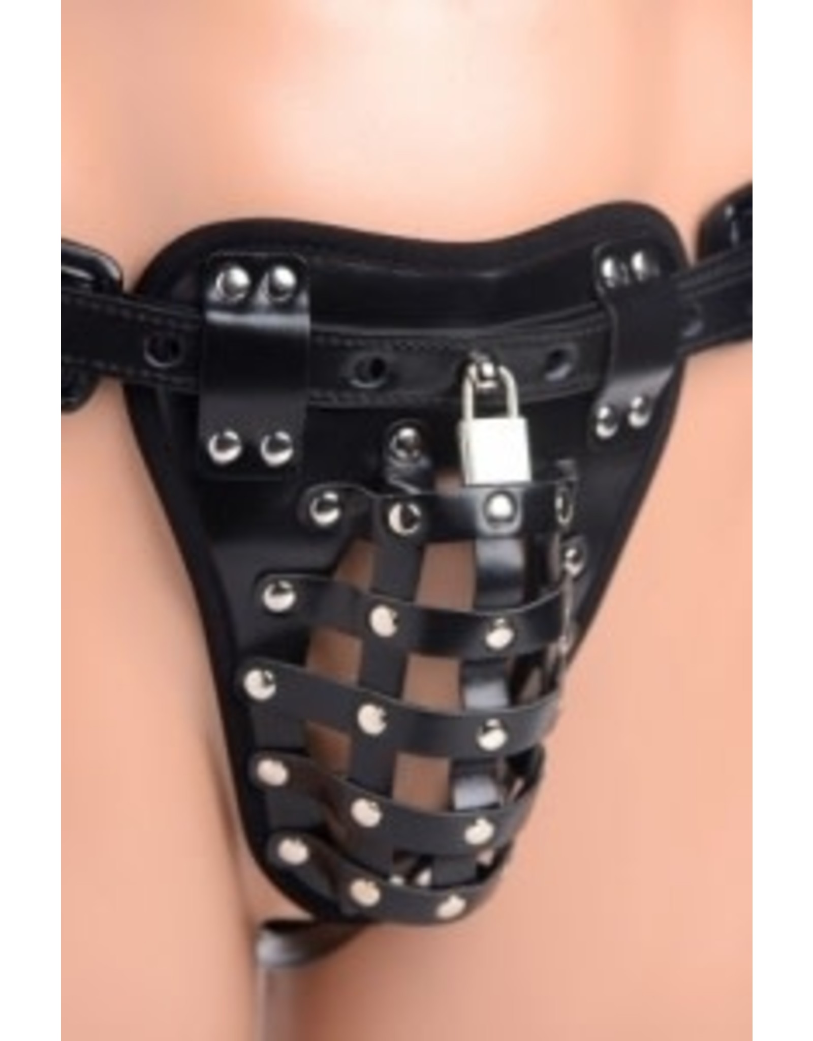Strict Strict - Safety Netted Male Chasity Belt