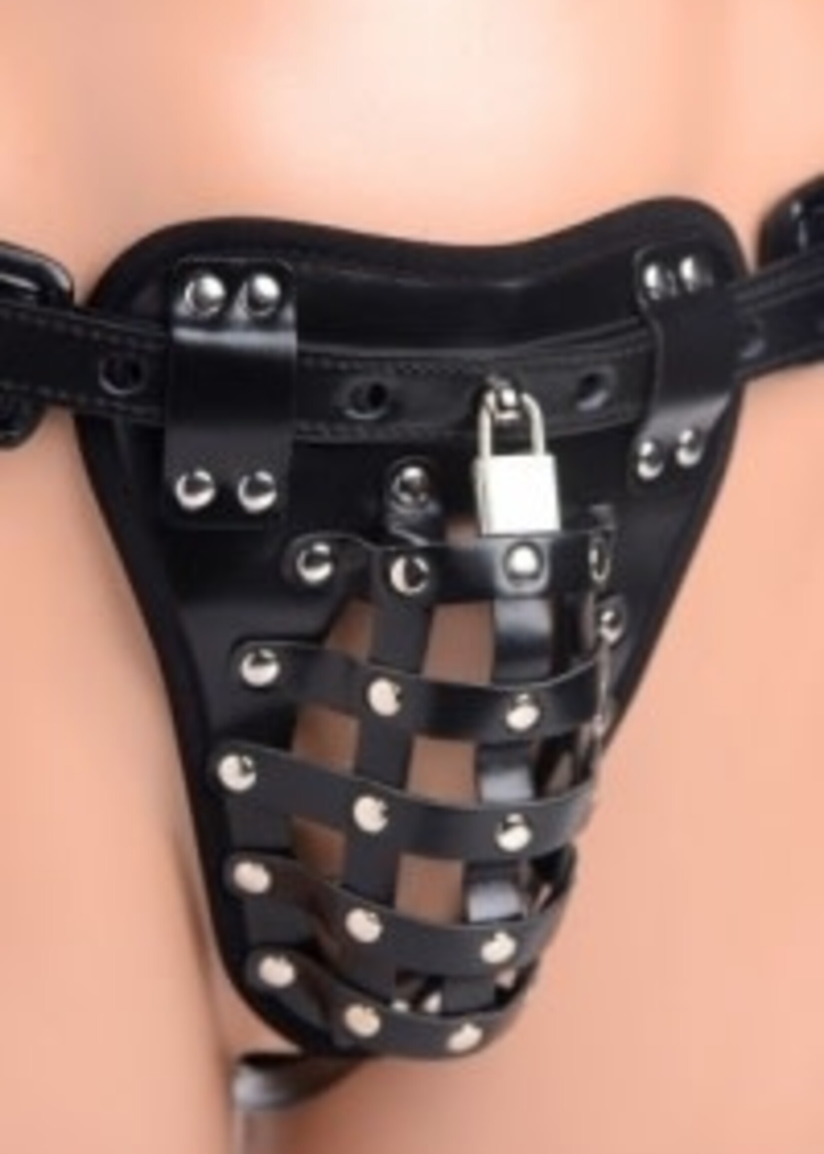 Strict Strict - Safety Netted Male Chasity Belt