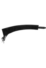 Rouge - Fur Lined Leather Collar - Black