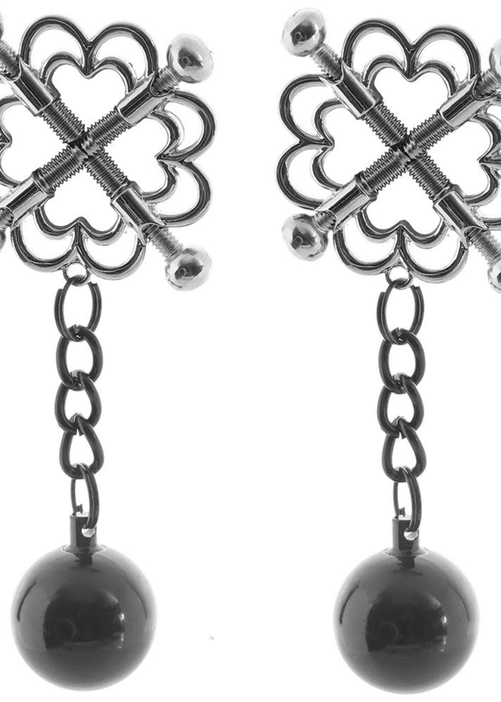 Calexotics Nipple Grips - 4-Point Weighted Nipple Press