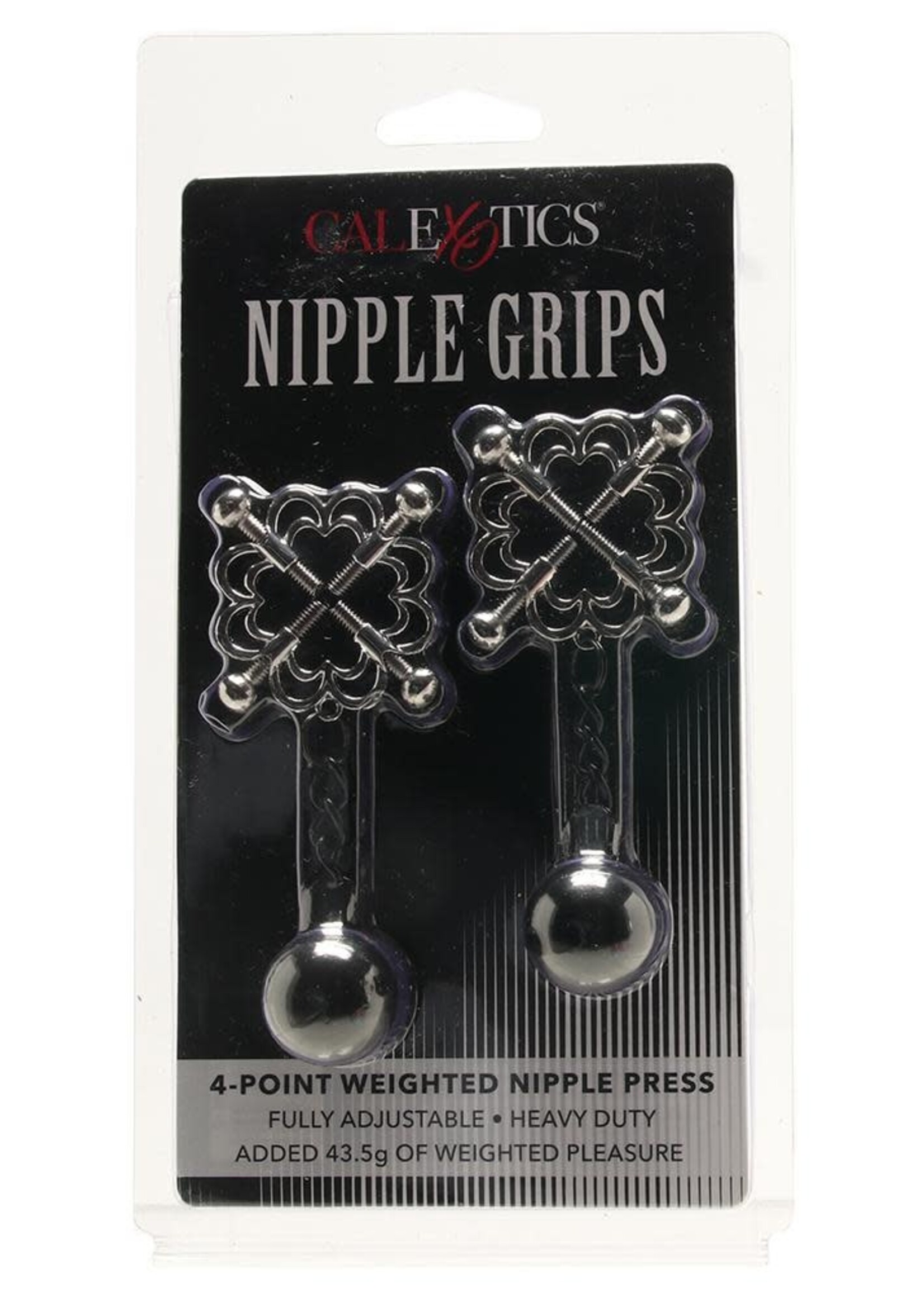 Calexotics Nipple Grips - 4-Point Weighted Nipple Press