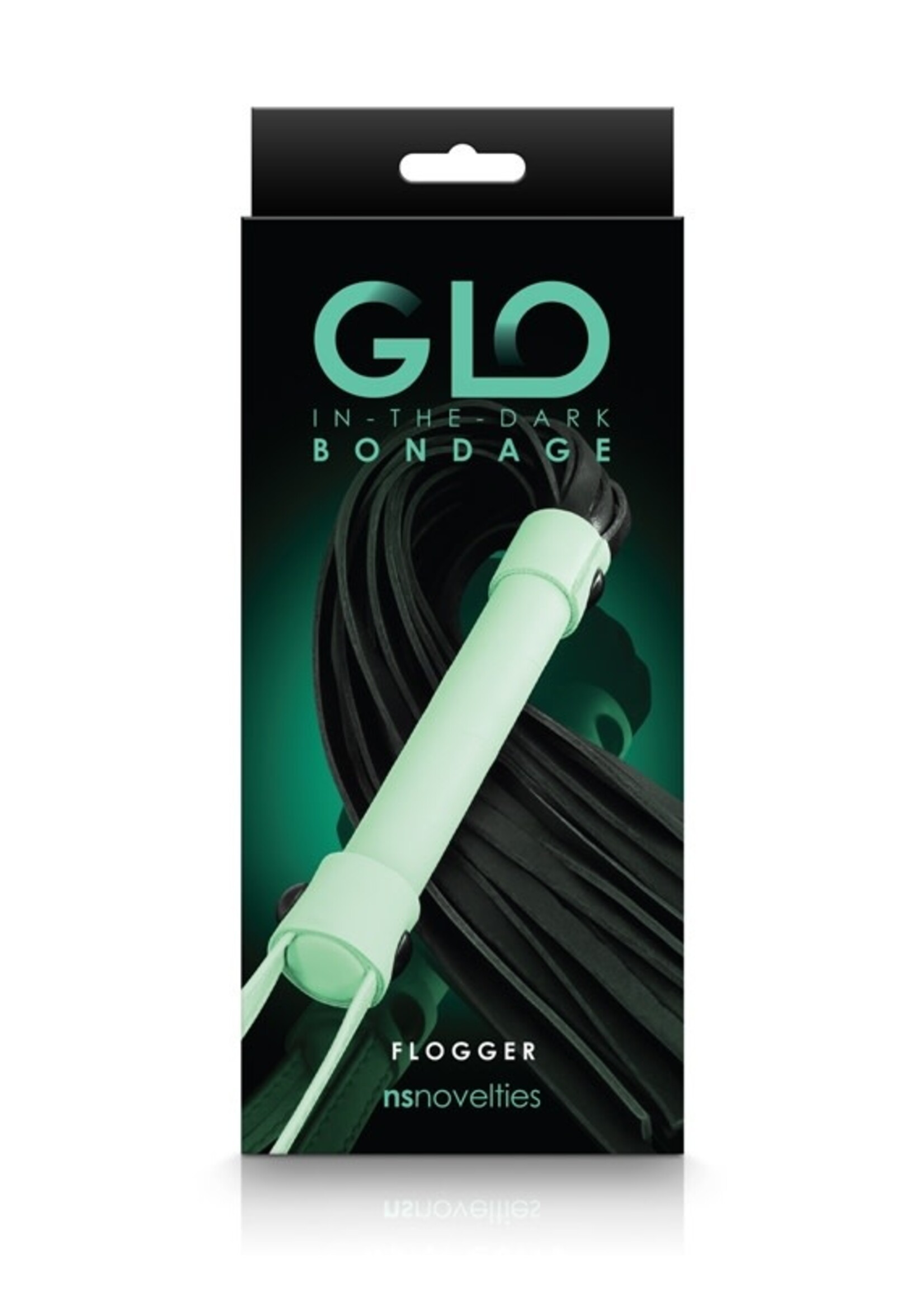 NS Novelties Glo Bondage- Flogger