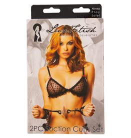 Lux Fetish Lux Fetish - 2pc Suction Cuffs Set