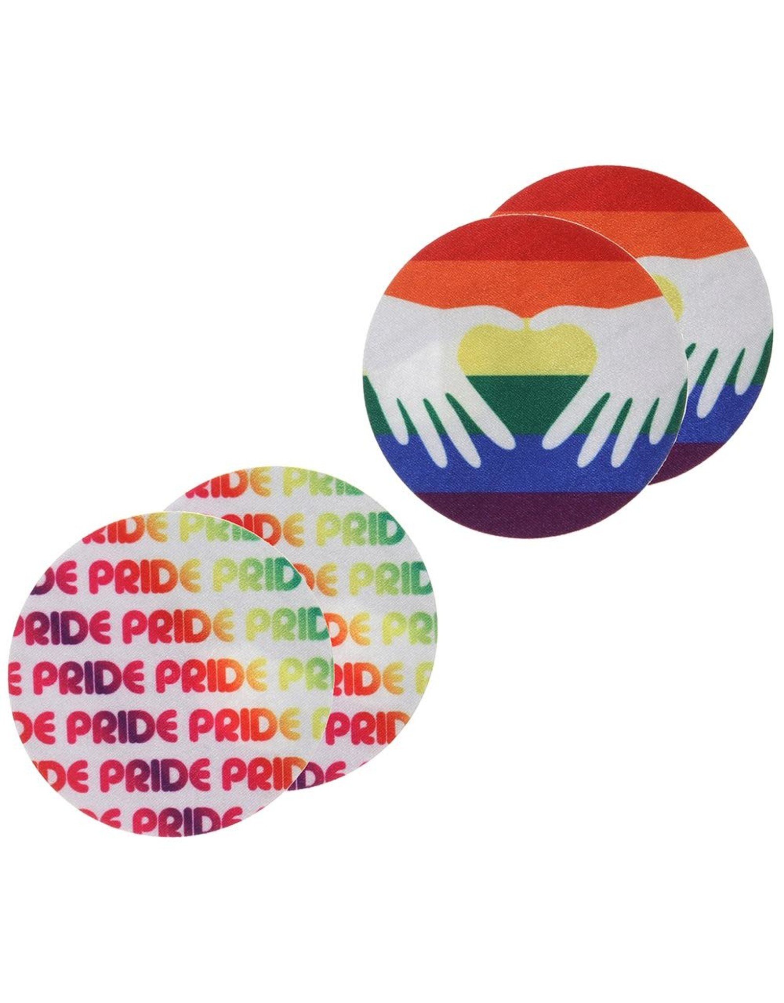 Peek-A-Boos Pasties - Pride Rainbows and Hearts