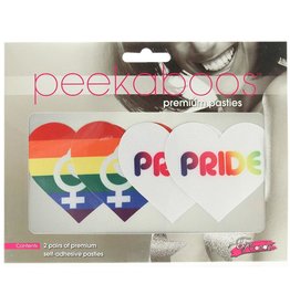 Peekaboos Pride & Hearts Venus Nipple Pasties