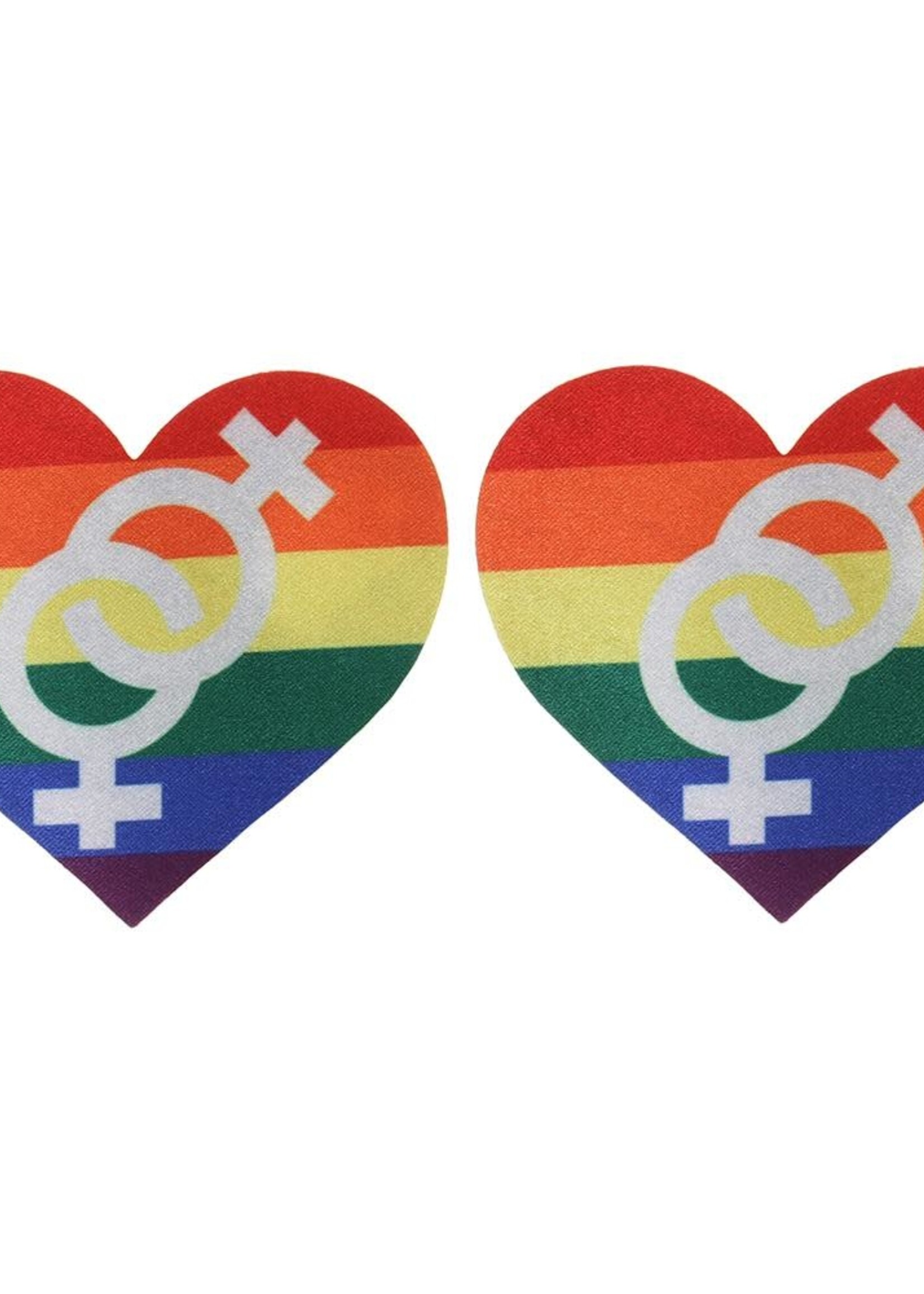 Peekaboos Pride & Hearts Venus Nipple Pasties