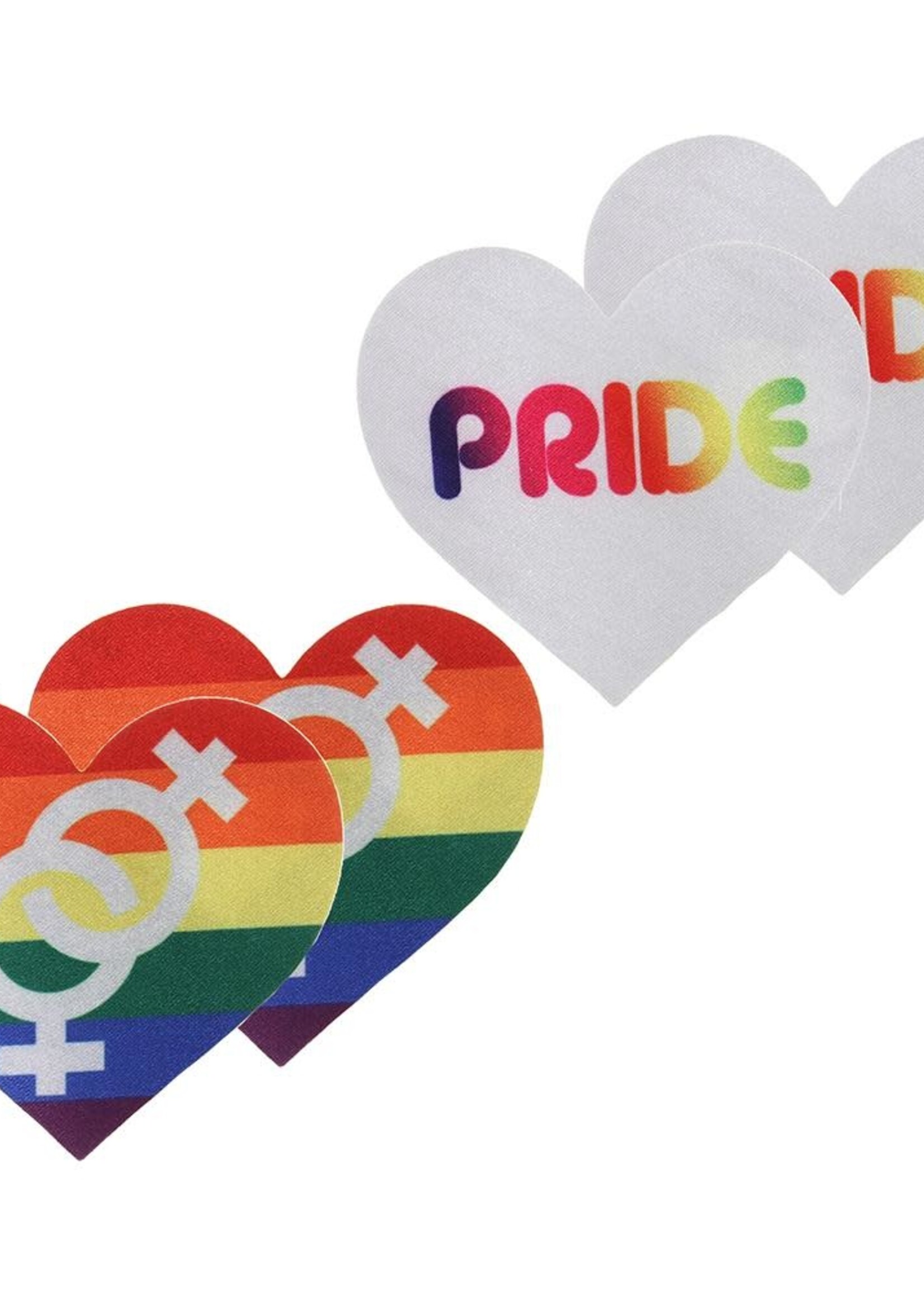 Peekaboos Pride & Hearts Venus Nipple Pasties